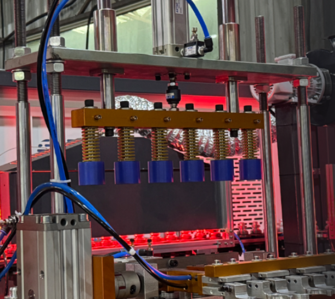 Preform oven zoning lamp